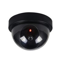 Forart 1 Pack Fake Dummy Security Camera CCTV Dome Camera with Flashing Red LED Light Dummy Surveillance Camera for Home Security
