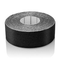 Dilwe Kinesiology Tape, 1 Roll Waterproof Breathable Pain Relief Adhesive Muscle Bandage Tape for Muscles Shin Splints Knee Shoulder(Black)