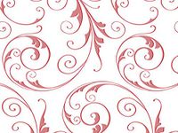 Classic Print Cello Rolls - 40"x100' Jewel Swirl Red Cello Roll 1.0 mil (2 Rolls) - WRAPS-CR40JSR