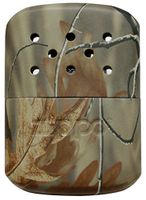 Zippo Hand Warmer 12 Hour Realtree Camouflage Outdoor Indoor Windproof Custom Personalized Engraved Message on Backside (Green)