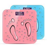 SYF Family Scales Accurate Electronic Scale Mini Female USB Charging A Liquid Crystal Display Stand 180 Days (180kg MAX) A+ (Color : Pink)