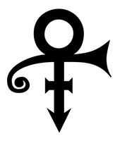 Artist Formerly Known as PRINCE Logo - Vinyl 3" tall (Color: PURPLE) decal laptop tablet skateboard car windows stickers - exclusively by So Cool Stuff