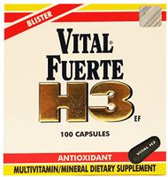 Vital Fuerte H3 100 Cap - Multivitaminico (Pack of 1)