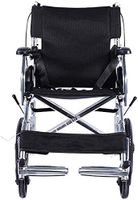 LHBNH Comfortable Wheelchair Lightweight Folding Wheelchair Driving Medical, Aluminum Telescopic Rod Pole Four Legs Elderly Cane Walker Hemiplegia