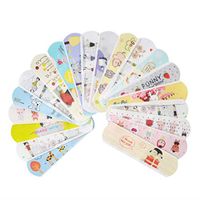 Adv-one 100 Count Cute Cartoon Breathable Bandages Pad/Water Resistant Hemostasis Adhesive First Aid for Kids Children