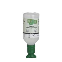 Plum 45981-2 Sterile Saline Eyewash Solution Bottle 500 mL, 8.5" Height, 3" Wide, 3" Length, 16.9 fl. oz, Plastic (Pack of 2)