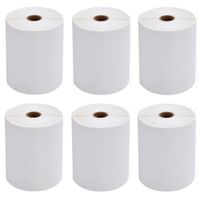 FungLam 4x6 Direct Thermal Shipping Labels for Zebra 2844 ZP-450 ZP-500 ZP-505 (6 Rolls, 1500 Labels/Roll)