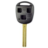 New 3 Buttons 47mm 1.85" Long Blade Remote Key Case Shell for 98 99 2000 Lexus LX470 ES300 SC300 SC400 No Chips