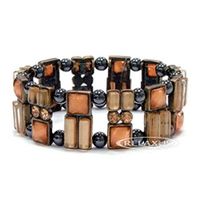 Relaxus Magnetic Jewelery. Magnetic Hematite Bracelet Earth Jewel