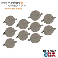 10x Renata CR2032-MFR-SM 3V Lithium Coin Battery HORZ SMT 2-PIN for PC CMOS CHECKSUM Failure Battery State Low, System Options NOT Set, TIME Date NOT Set Display Type Mismatch, Memory Size Mismatch