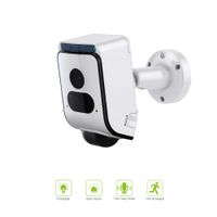 FREECAM WiFi Camera for Home Security,1080P Outdoor Security Camera with LED Light, Built-in 16G SD Card,PIR Sensor,Siren Alarm,2-Way Talk,Motion Detection,Night Vision L390 (White)