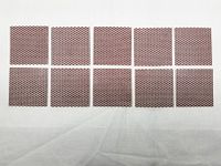 Square Match Strikers 2.00" - Honeycomb Pattern