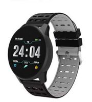 Waterproof Smart Watch Outdoor Sports Pedometer Heart Rate Blood Pressure Monitor (B2 Grey)