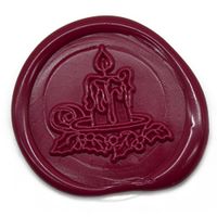 30 PCS Candle Light Self Adhesive Sealing Wax Sticker for Envelope Decoration