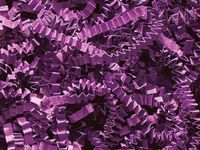 Plum Purple Aqua Metal Pail Bucket Party Gift 5.5" with Crinkle Paper Shred