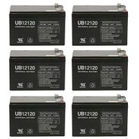 Universal Power Group 12V 12Ah Wheelchair Scooter EV Medical Mobility Battery - 6 Pack