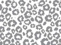 Silver Leopard Print Design Gift Grade Tissue Paper Sheets - 15" x 20" Choose Package Amount (120)