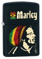Zippo Bob Marley Pocket Lighter with Deep Matte Finish