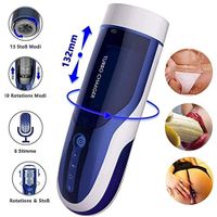 Anlgg Automatic Male Pǐston Cup Safe Silicone Real Pússy Déluxe Toy Male M%âsterbrâtors Toy Perfect Size & Party Giftstoy