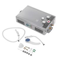 Hot Water Heater, Stainless Steel Household Water Heater Hot Water Heater for Bathroom Kitchen Cleaning with Shower Set