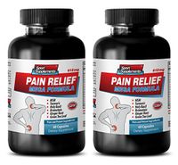 Headache Supplement - Pain Relief MEGA Formula - 610MG - Green Tea Pills - 2 Bottle (120 Capsules)