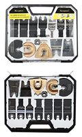 Kempston Piece Multifunction Saw Blade Set, 15 pc Oscillating Tool Set