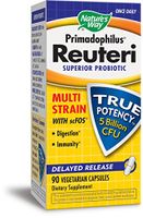 Nature's Way Primadophilus Reuteri, 90 Vegetarian Capsules. Pack of 3