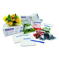 Inteplast PB100824M 22 qt Capacity, 24" Length x 10" Width x 8" Gusset, Heavy Duty Food and Utility Poly Bag (Case of 500)