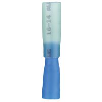 Install Bay HSBFB Heat Shrink Female Bullet Connector 16/14 Gauge .157, Blue (100-Pack)