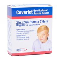 Coverlet Eye Occlusor Pads Regular 2 Inches X 3 - 20 ct, Pack of 2