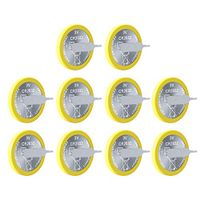 EEMB CR2032 Lithium Battery with Tabs 3V No Leak Lithium Coin Battery with Pin Tabs 3Volt Non Rechargeable Replacement Battery for Watches, Car Remote Key, Alarm Clock Toys