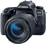 Canon EOS 77D EF-S 18-135 IS USM Kit (Renewed)