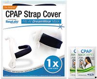 RespLabs CPAP Headgear Strap Covers Compatible with DreamWear CPAP Mask | Back of The Head Strap Cover