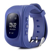 Mandorra Q50 GPS Kids Watches Baby Smart Watch for Children SOS Call Location Finder Locator Tracker Anti Lost Monitor Smartwatch (Dark Blue)