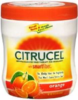 Citrucel Powder Orange Flavor Fiber Therapy for Constipation, 16oz (Pack of 2)