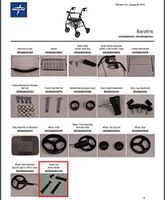 Brake Handle Screw Set for Medline MDS86800XW Rollator (pkg of 3)