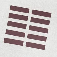 Rectangle Match Strikers 0.50" x 2.00" - Brown