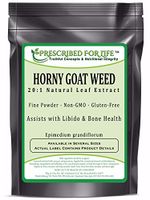 Horny Goat Weed - 20:1 Natural Leaf Extract Powder (Epimedium grandiflorum), 2 kg