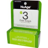 #3 Calc Sulph 6X 125 Tabs
