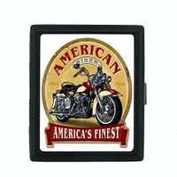 Metal Cigarette Case Vintage Poster D-251 American Biker America's Finest