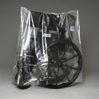 24" X 20" X 48" 1.5 Mil (Tan Tint) Plastic Wheelchair Covers (250 Bags) - Elkay-BOR15G-242048T