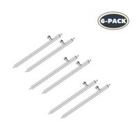TOYOUTHS 6-Piece Compatible with Fitbit Versa Pins, Universal Stainless Steel Quick Release Spring Bars for Versa Lite/Versa 2 & Special Edition Smart Watch Bands Replacement Accessories