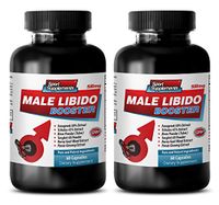 Muscle Enhancer for Men - LIBIDO Booster for Men - Horny Goat Weed Best - 2 Bottle (120 Capsules)