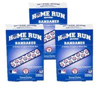 Set of 3 Boxes (60 Total Bandages) Home Run Brands Texas Rangers Bandages