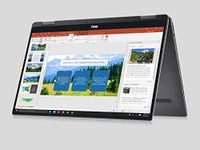 Dell XPS 13 9365 13.3" Full HD InfinityEdge IPS Touchscreen Business Laptop/tablet - Intel Dual-Core i7-7Y75 8GB DDR3 256GB SSD MaxxAudio Backlit Keyboard 802.11ac Thunderbolt 3 Win 10