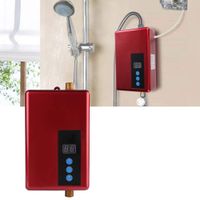 Jacksking Instant Electric Water Heater, 220V 5.5KW Mini Instant Electric Water Heater Tankless Shower Hot Water System Kitchen(#1)