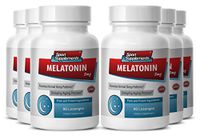 Melatonin - Melatonin 3mg - Migraine Relief - Reduces Chronic Headaches (6 Bottles - 540 Lozenges)