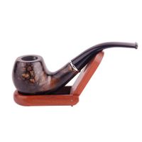 QARYYQ Pipe Set, Free Boy Handmade Wooden Straight Rod Smoking Pipe Fittings Pipe