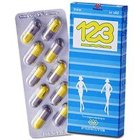 123 Natural Herbal Laxative (1 X 10 Capsules Pack Size) Made From Natural Herb By the Tradional Textbook, Smooth and Safe for Experience Occasional Constipation