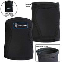 Frost Giant Fitness: Sports Compression Knee Sleeve | Heavy Duty Elastic Brace Support (Bodybuilding, Crossfit, Injury, Running, Basketball, Tennis, Joint Pain Relief) Single Sleeve, L